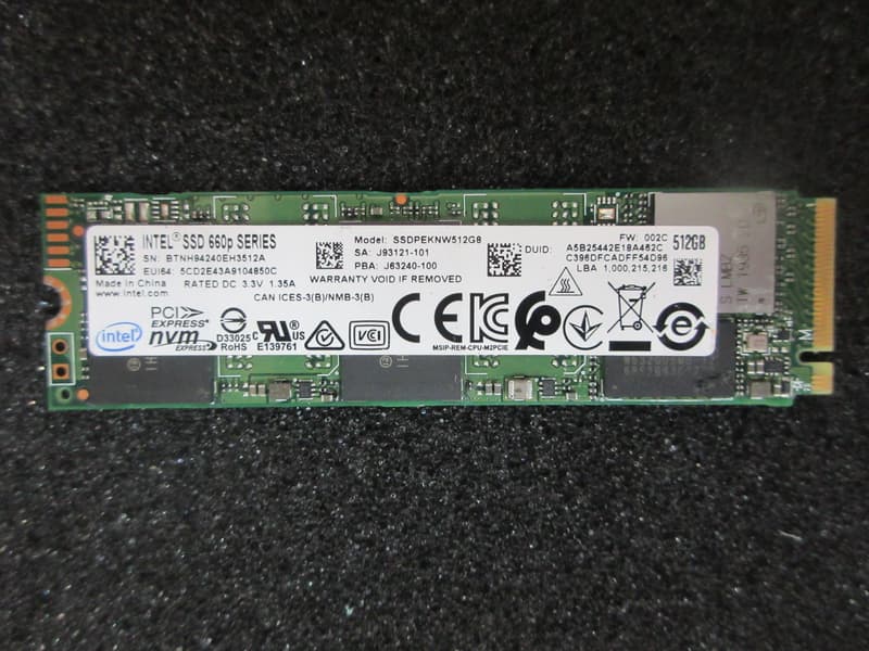 intel SSD 660p Series 512GB M.2 2280 PCIe 固態硬碟 SSDPEKNW512GB | 露天市集 | 全 ...
