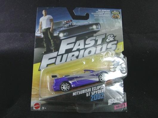 MATTEL 玩命關頭FAST & FURIOUS 三菱日蝕Mitsubishi ECLIPSE GT SPYDE