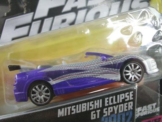 MATTEL 玩命關頭FAST & FURIOUS 三菱日蝕Mitsubishi ECLIPSE GT SPYDE