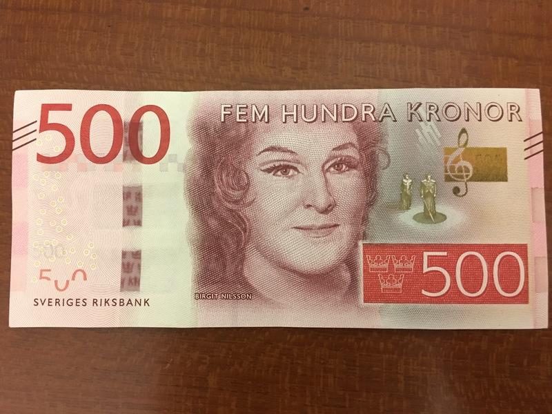 [鈔集趣味] 外鈔 瑞典 Sweden 2016 500 Kronor 克朗