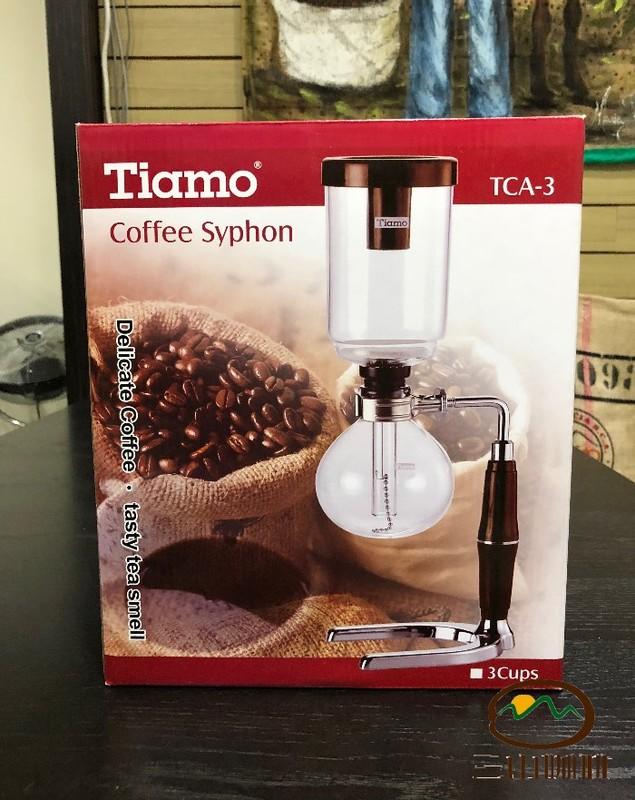 【三山咖啡】Tiamo 虹吸式咖啡壺(TCA-3)-附登山爐 三人份 (HG2698)