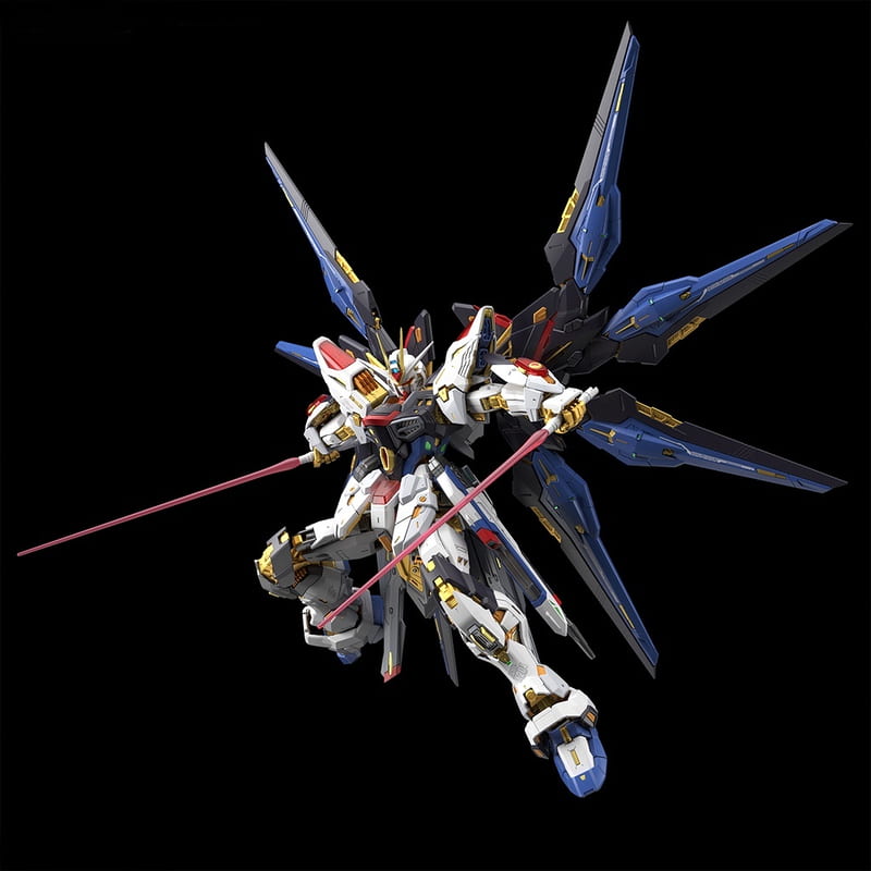 【模動王】現貨 含雪焰水貼 BANDAI 萬代 MGEX 1/100 攻擊自由鋼彈 + MG 沙薩比 SAZABI KA
