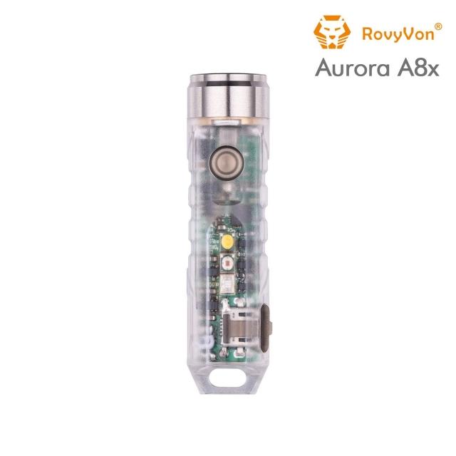 【電筒小鋪】RovyVon Aurora A8X 發光鑰匙扣信號手電筒