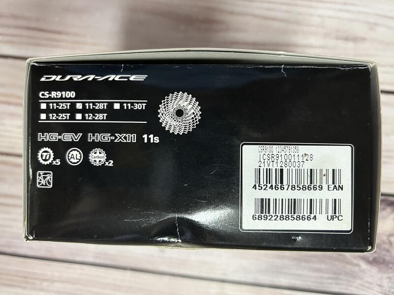 ☆夢想揚揚☆原廠盒裝超輕量Shimano DURA ACE CS-R9100 11速飛輪11-28T