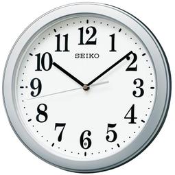 [現貨] SEIKO 精工電波掛鐘 自動對時 秒針停止功能明暗感應 電波鐘 銀色 黑色 棕色 28公分