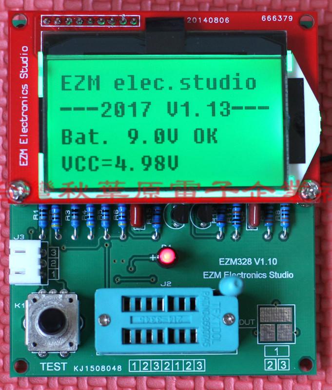 M328 GM328晶體管測試儀 ESR LCR 頻率計 方波發生 2017年 1.13最新版