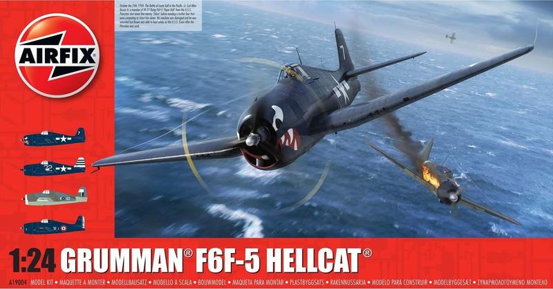 [威逸模型] Airfix 1/24 F6F-5 Hellcat 地獄貓 A19004
