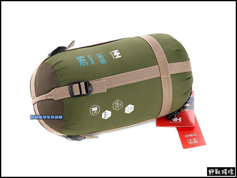 【野戰搖滾】NatureHike 超輕信封睡袋【深藍色、軍綠色】超小體積 NH 仿絲棉迷你睡袋 空調被 登山戶外野營露營