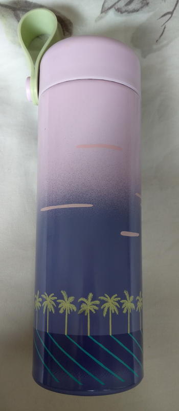 2017年Starbucks星巴克355ml 12OZ 國外版粉紫色不鏽鋼隨身瓶 保溫杯 保溫瓶