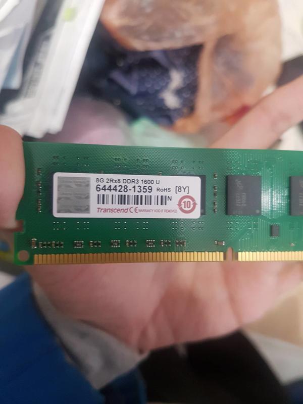 1000元.創見 DDR3 1600 8GB 8G TS1GLK64V6H/CL11/雙面/桌上型 記憶體