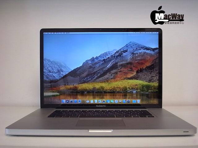『售』麥威 MacBook Pro 17吋 Early 2011 Intel Core i7 2.2GHz, 1.12