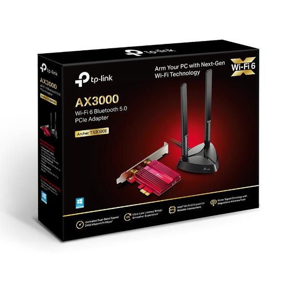 [龍龍3C] TP-LINK AX3000 Wi-Fi 6 藍牙 5.0 PCIe 無線網卡 WiFi TX3000E