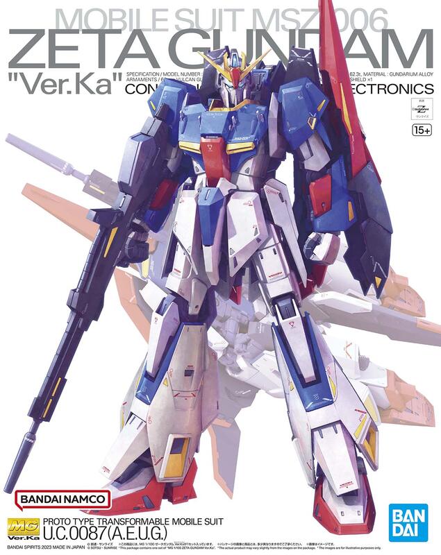 【上士】缺貨 萬代 MG 1/100 Z鋼彈 ZETA GUNDAM Ver.Ka 20週年 5064015 | 露天市集 | 全台最大的網路購物市集