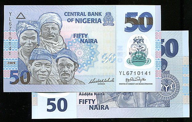 P40a NIGERIA(奈及利亞塑膠鈔),P40a,50-NAIRA,2009品相全新,UNC | 露天市集 | 全台最大的網路購物市集
