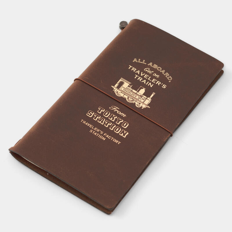 【缺貨中】Traveler's Notebook TN 旅人筆記本 東京車站 限定版 火車頭 標準尺寸 本體04302