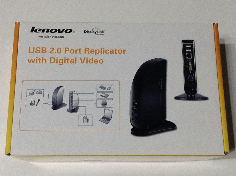 (全新) Lenovo USB 2.0 Port Replicator with Digital Video