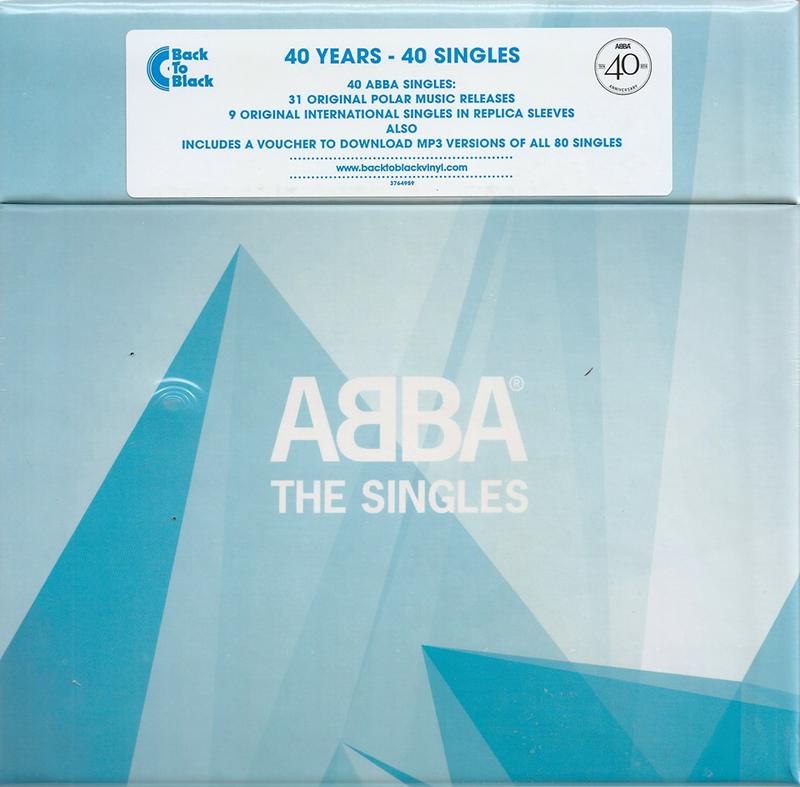 The Singles - ABBA（7”單曲黑膠唱片）40 X 7inch Vinyl Box Set 限量生產