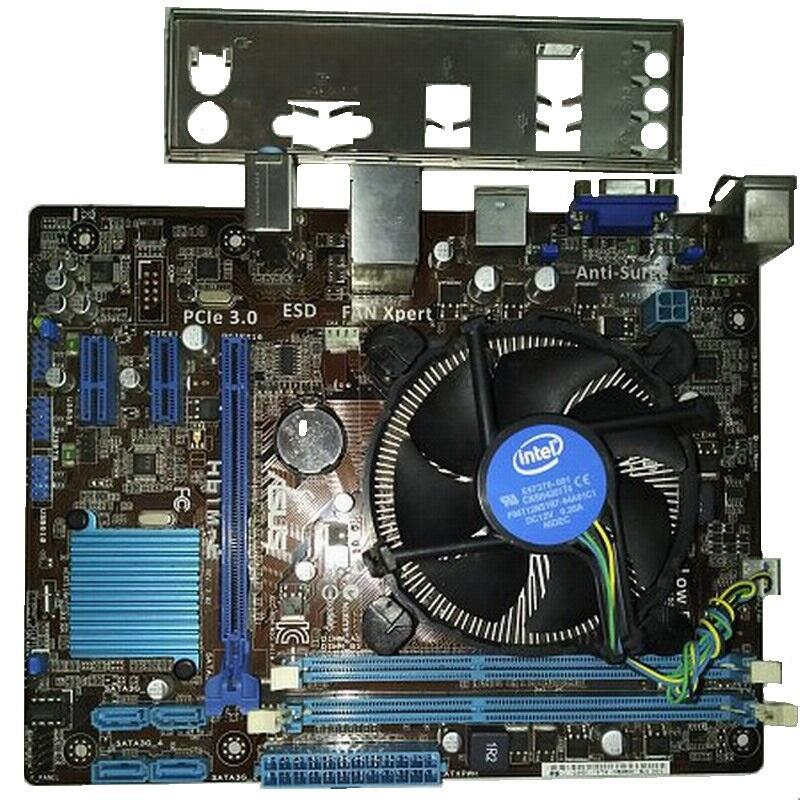 華碩H61M-E主機板+Core i3-2100處理器+4G DDR3 記憶體、含風扇與後擋板【 自取佛心價1199 】