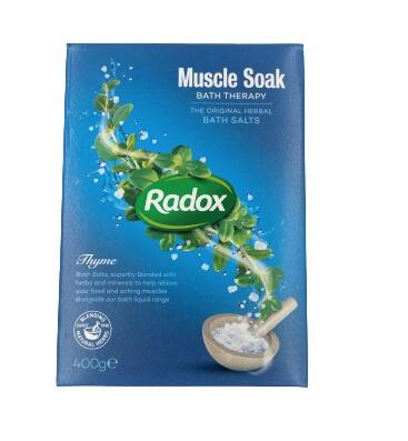 英國進口 百年 Radox 草本款 泡澡(泡腳)專用鹽 400g