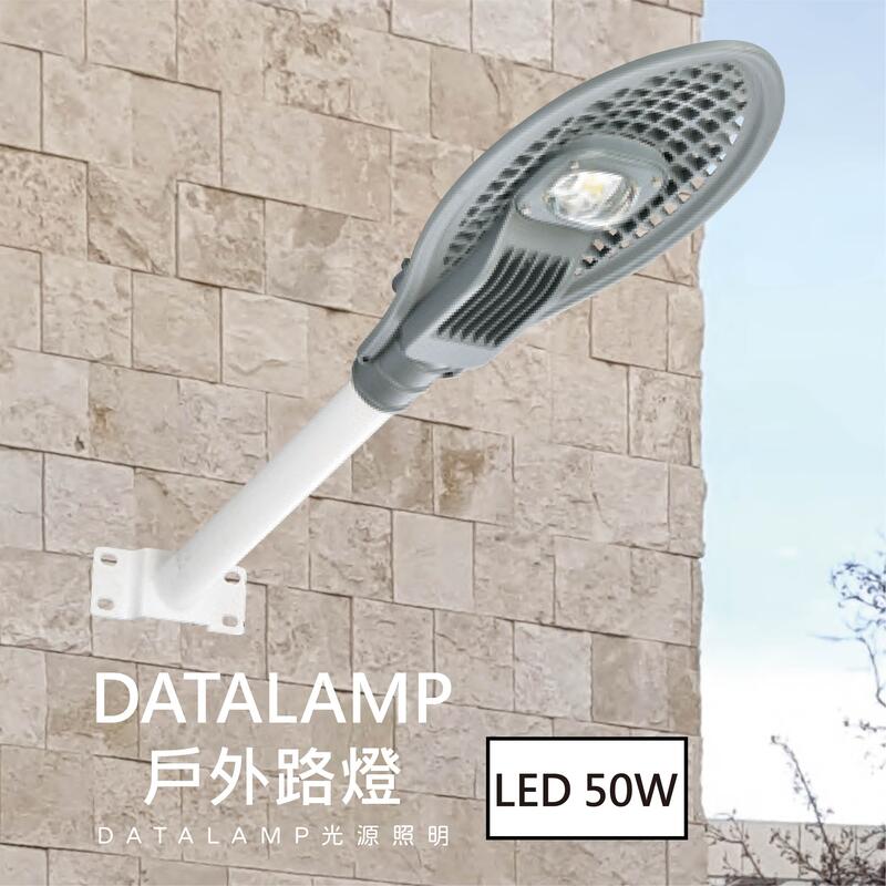 【阿倫燈具】(U金-55901)戶外路燈 壓鑄鋁 玻璃 附LED 50W 白光 全電壓 附鐵管 管徑55mm