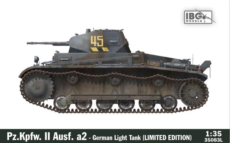 限定版 IBG 1/35 德軍 二號輕型坦克 a2 型 35083L