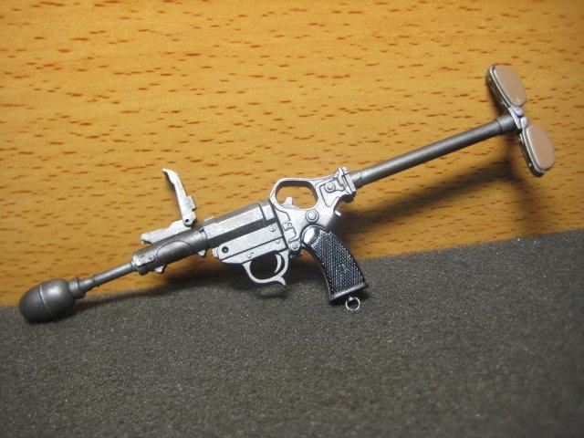 WB1二戰部門 1/6會場限定版1/6德軍榴彈發射器槍附彈頭一把(可開膛 表尺/槍托可動) 仿金屬舊化 LT:8847