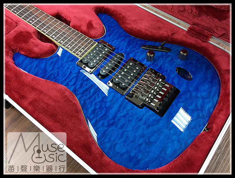【苗聲樂器Ibanez旗艦店】Ibanez Prestige S6570Q-NBL 日廠電吉他