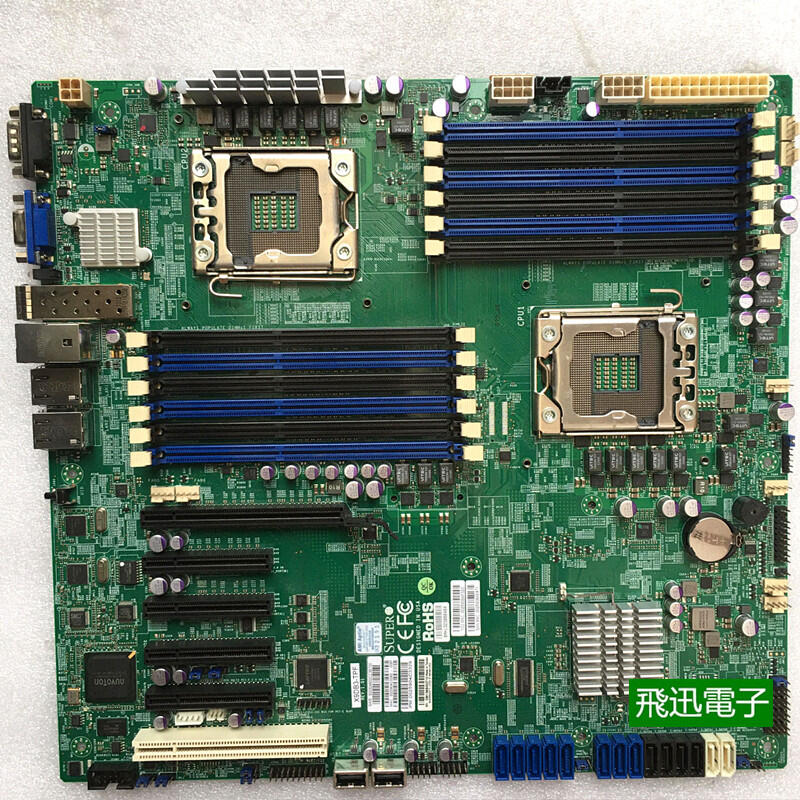 詢價：超微X9DB3-TPF伺服器工作站主機板 1356針 板帶萬兆網口 E5-2400 v2