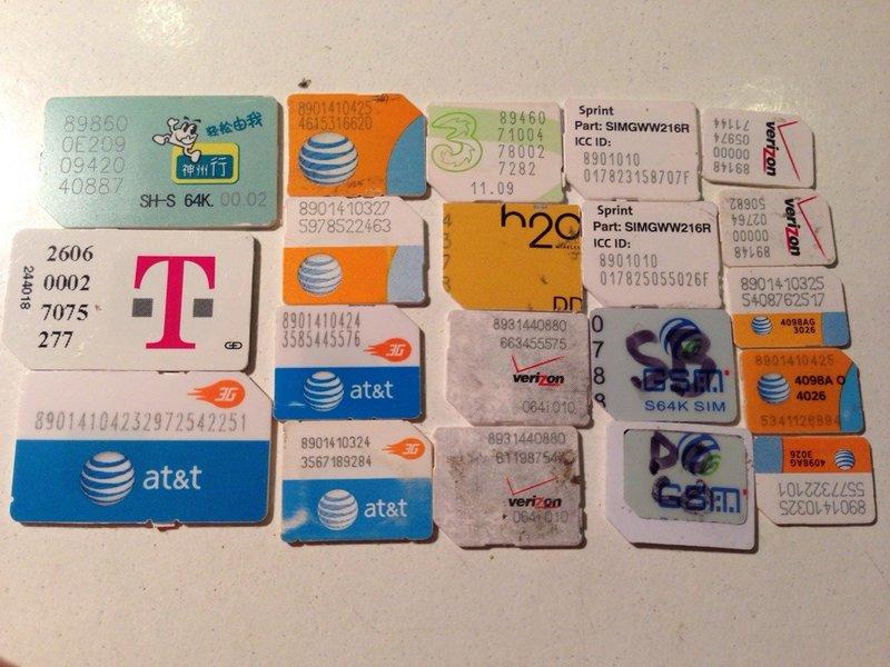 解鎖卡貼+iPhone 啟動卡/激活卡/SIM卡 日本SB/AU/DOCOMO 美國AT&T/Sprint