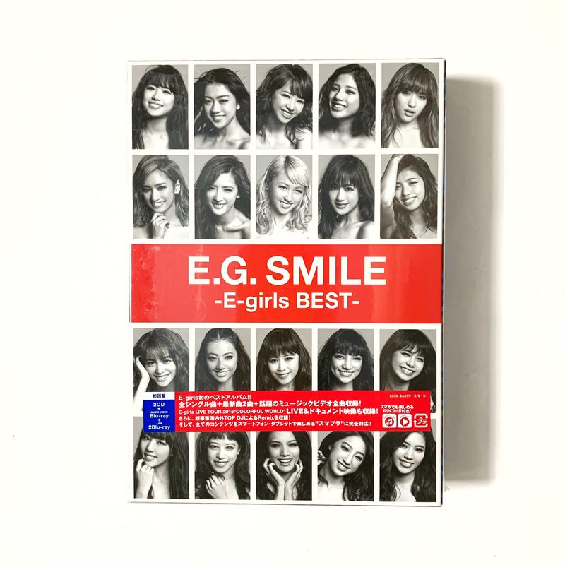 E-girls E.G.SMILE -E-girls BEST- 3Blu-ray付き 日版 專輯