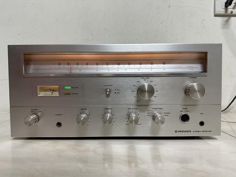 日本先鋒 PIONEER RONDO 2000 FM/ AM TUNER 古典收音機 指針式 立體燈會亮 可接黑膠/日本