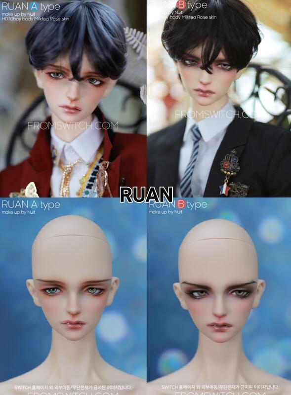 Milktea Rose Bjd Switch Switch Doll 「waseon」ヘッド(ミルクティー