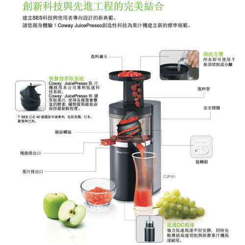 Masticating Juicer Juicepresso Cold Press Juicer Witt Juicepresso