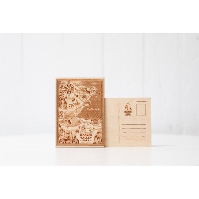 日本 東京 嚕嚕米樂園 Moomin 河馬家族 慕敏 限定 木製明信片