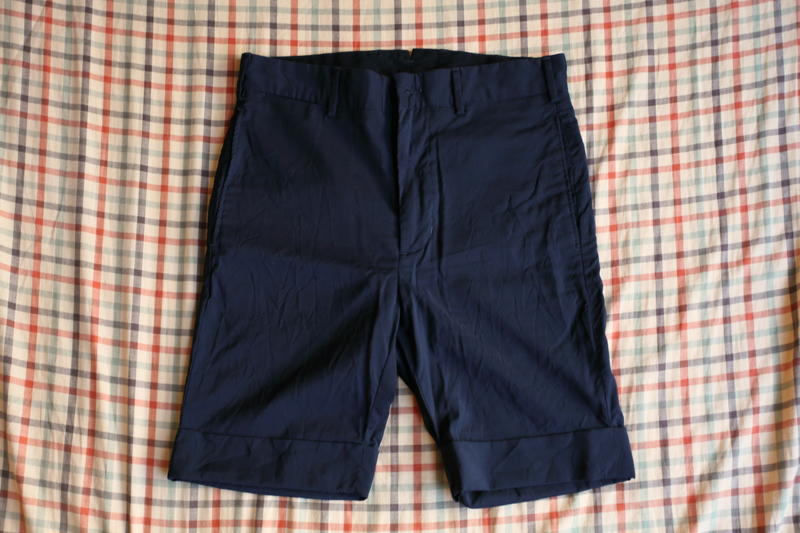 Engineered Garments cinch short pants tropical wool W30 深藍