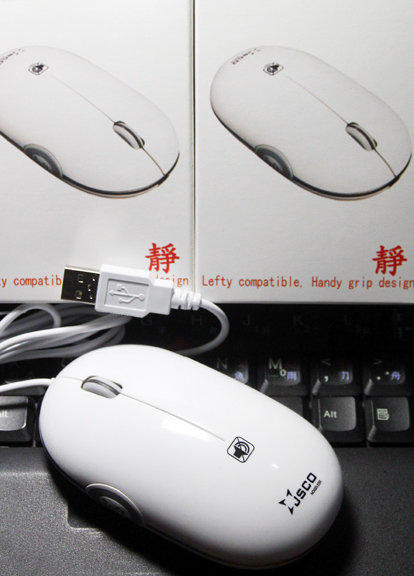 新品韓國JSCO 正品 JNL008 有線靜音滑鼠/無聲滑鼠  大降價只要99元