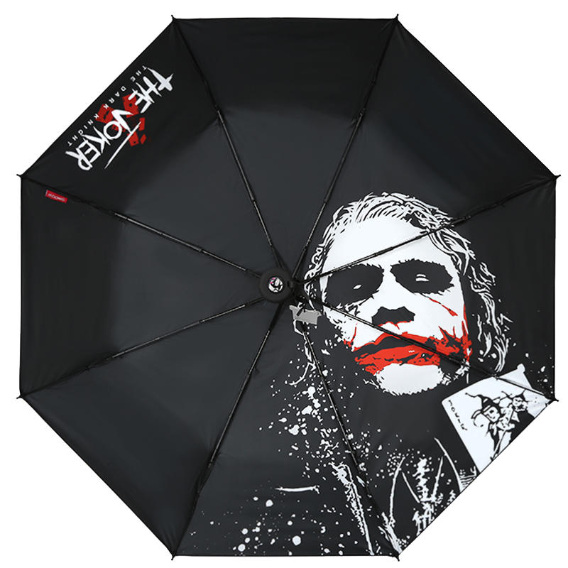 JOKER 小丑 蝙蝠俠 反向設計摺疊雨傘 數碼印花 晴雨兩用 動漫雨傘 訂購