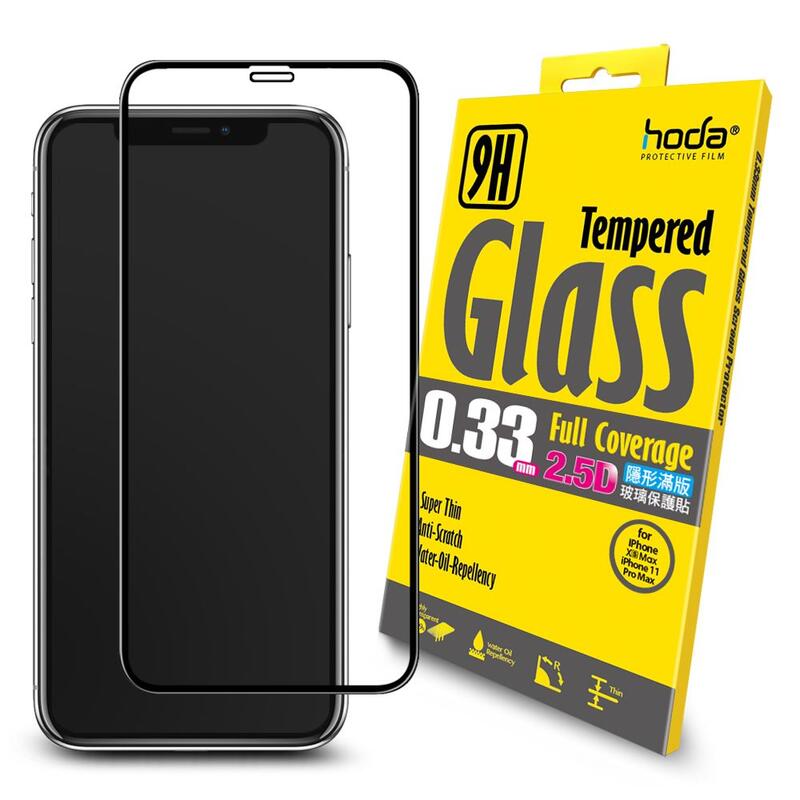 免運 買一送一 hoda iPhone 11 XR XS MAX 保護貼 i11玻璃貼 2.5D滿版 疏油疏水 原廠貨 