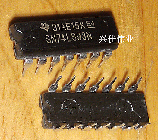 339818"C倉庫" SN74LS93N  HD74LS93P 直插 DIP14 計數器4位5二進位器 W81-190