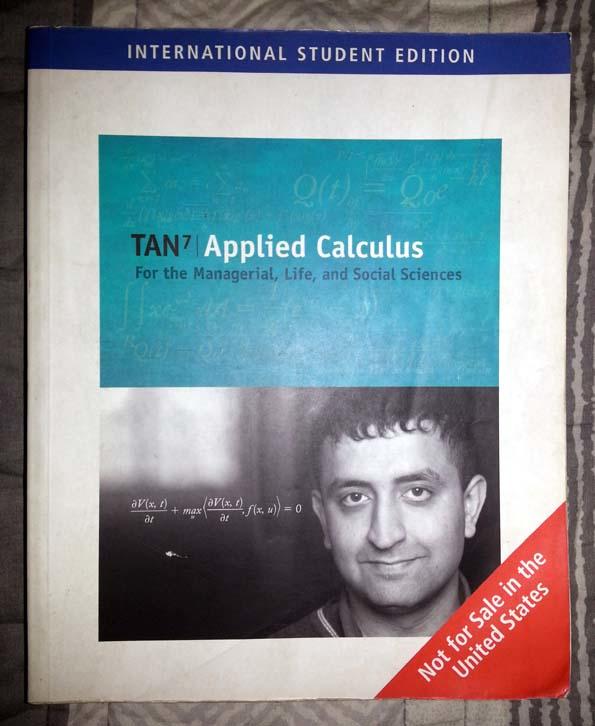 《Tan Applied Calculus-7版》ISBN:0495119156~特價出清！！