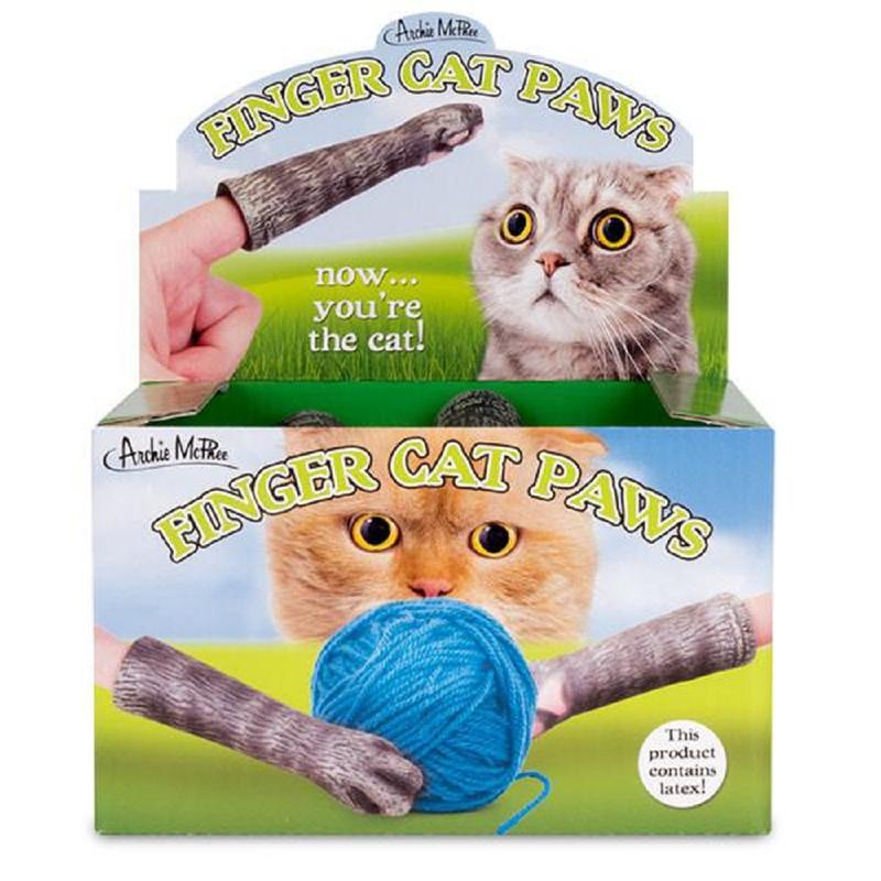 Archie McPhee FINGER CAT PAWS BULK BOX 盒裝 貓掌 手指 玩具