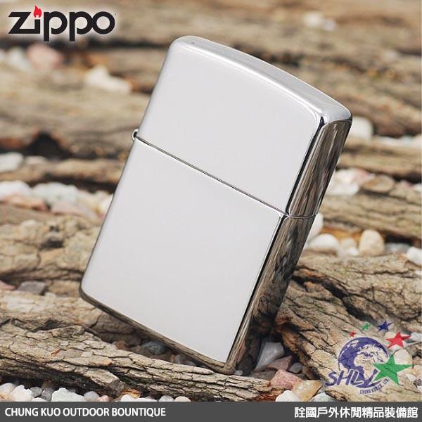 詮國  (ZP009) Zippo 美系經典打火機 - 經典素面 - 高磨光銀色鏡面 / NO.250REG