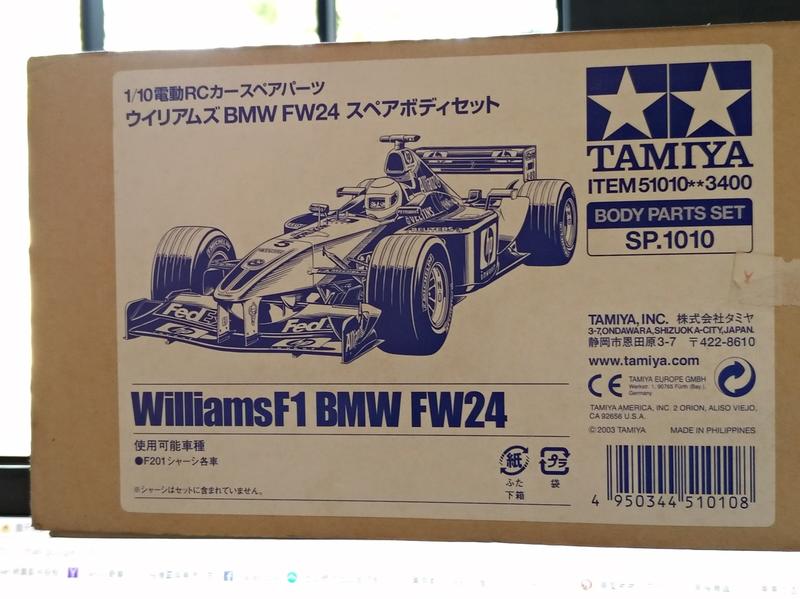 タミヤ ねがい 1/10RC ウィリアムズ F1BMW FW24 SP.1010 ボディ