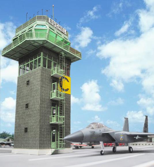【《米蘭奇屋》】 1：72   機庫 航空基地管制塔