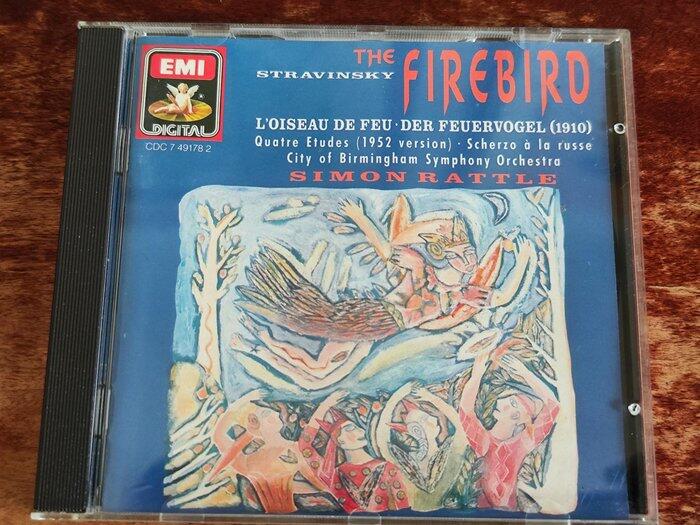文本齋 Rattle 拉圖 Stravinsky 史特拉汶斯基 The Firebird 火鳥 (1910) EMI