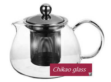 金樽馨月壺 800cc (K033A) (不鏽鋼網蓋) 花茶壺 泡茶壺 咖啡壺 耐熱玻璃壺 玻璃壺