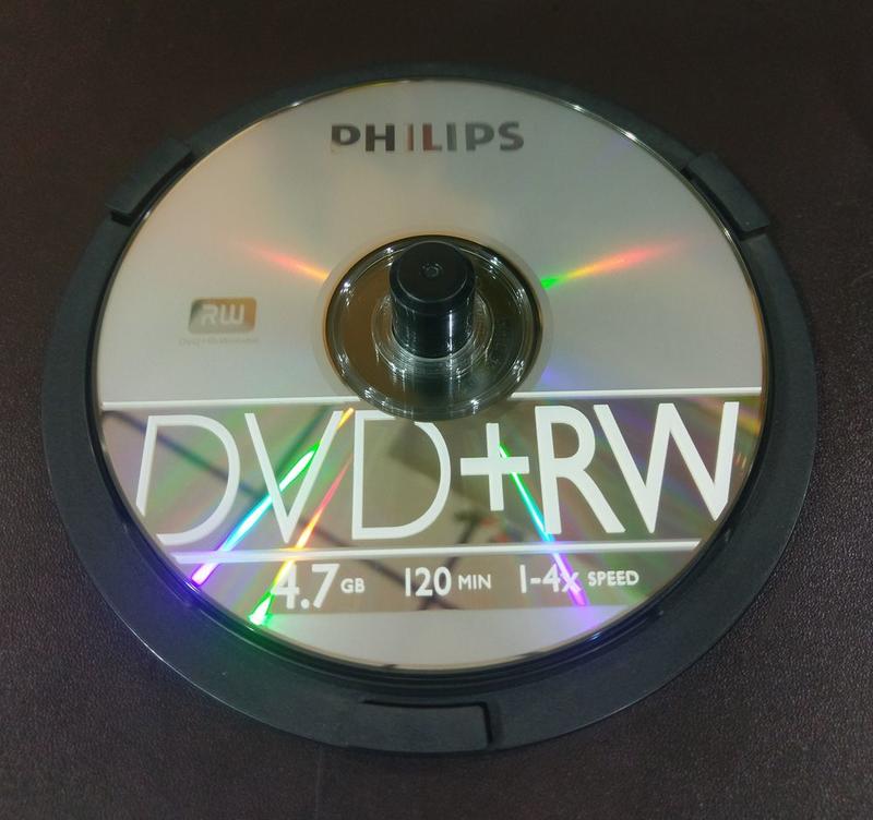 Philips 4.7G 4X DVD+RW (3片) / 搬家出清大特價~~