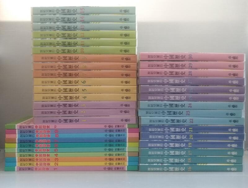 說給兒童的中國歷史 全10冊+30片CD不分售 小魯