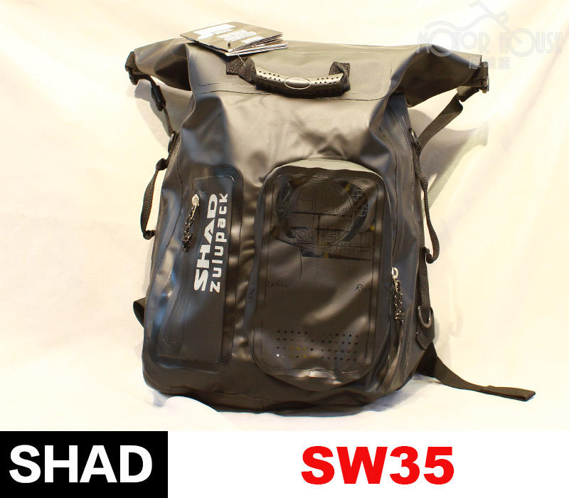 。摩崎屋。SHAD SW35防水後背袋 多功能 全黑款 西班牙品牌 台灣總代理公司貨