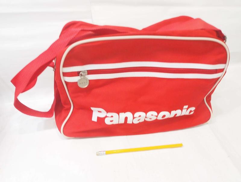 全新,Panasonic 紅色 側背包